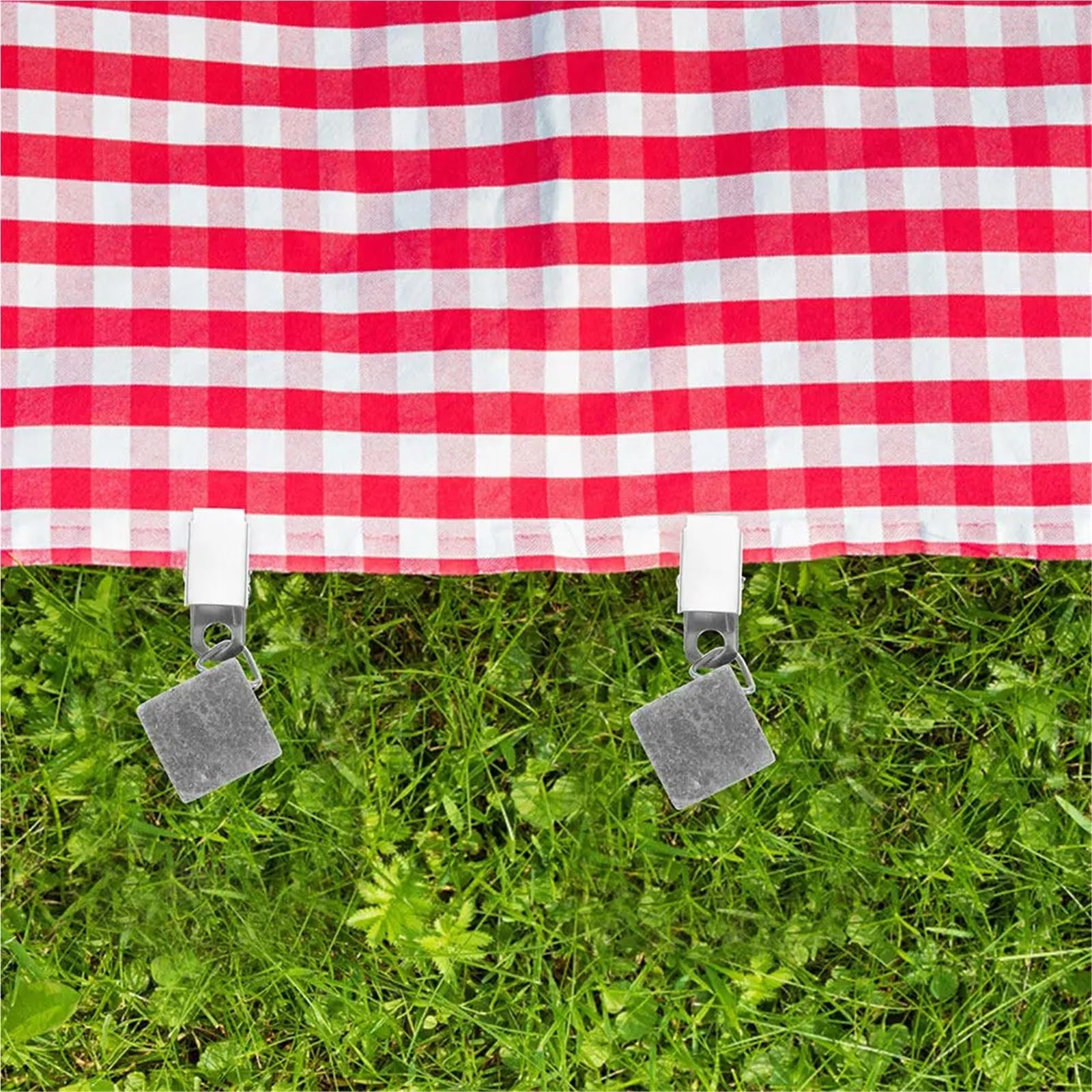 Tischdeckengewichte aus Marmor, rutschfest, für Picknick, Camping, Hochzeit, Zuhause, Büro, 8 Stück