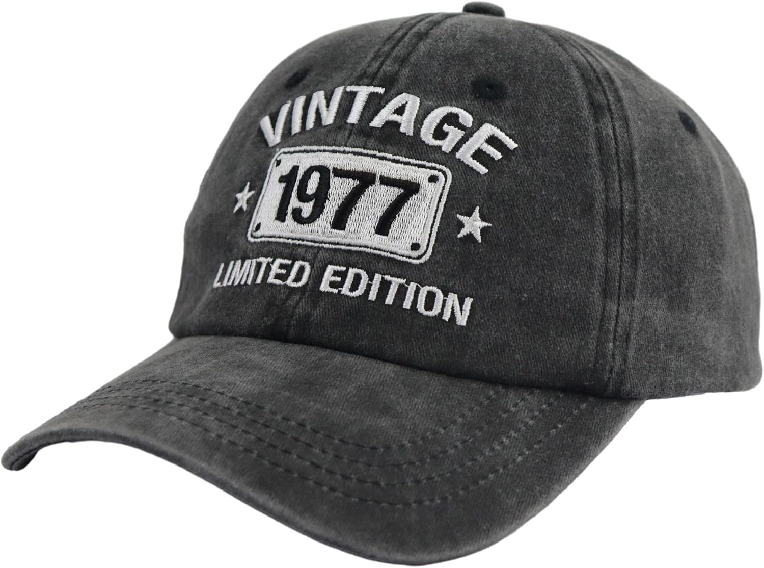 Vintage 1984 1983 1982 1981 1980 1979 1978 1977 1976 1975 Limited Edition Adjustable Embroidered Baseball Cap - Image 3
