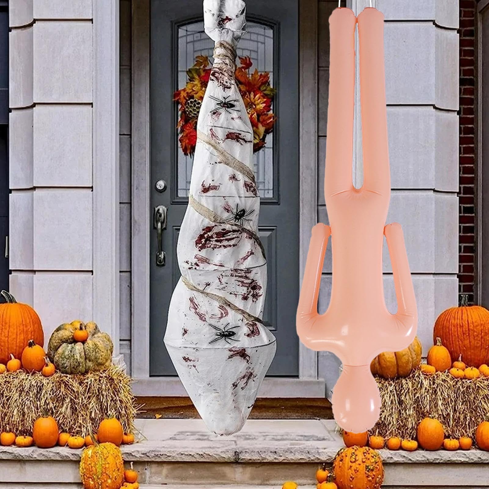 Abbracc Mannequin Gonflable 59 Pouces Accessoire d'Halloween pour Allée Festival Extérieur Abbracc Mannequin Gonflable 59 Pouces Accessoire d'Halloween pour Allée Festival Extérieur