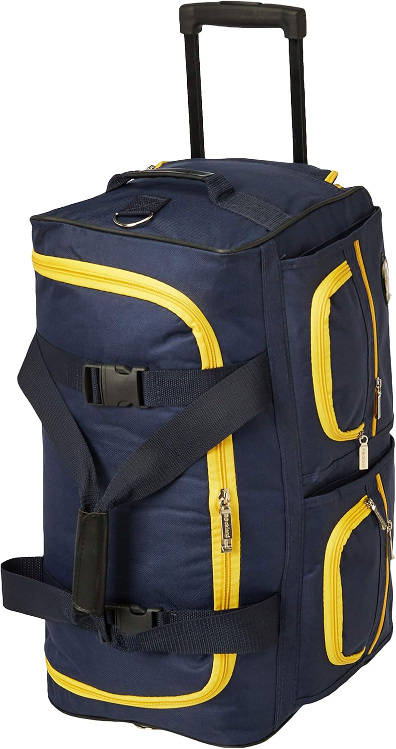 Rockland Rolling Duffel Bag 30-Inch Navy