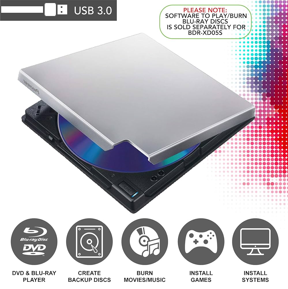 Pioneer BDR-XD05R2 Blu-ray Writer　ブルーレイ Pioneer BDR-XD05R2 Blu-ray Writer ブルーレイ Pioneer BDR