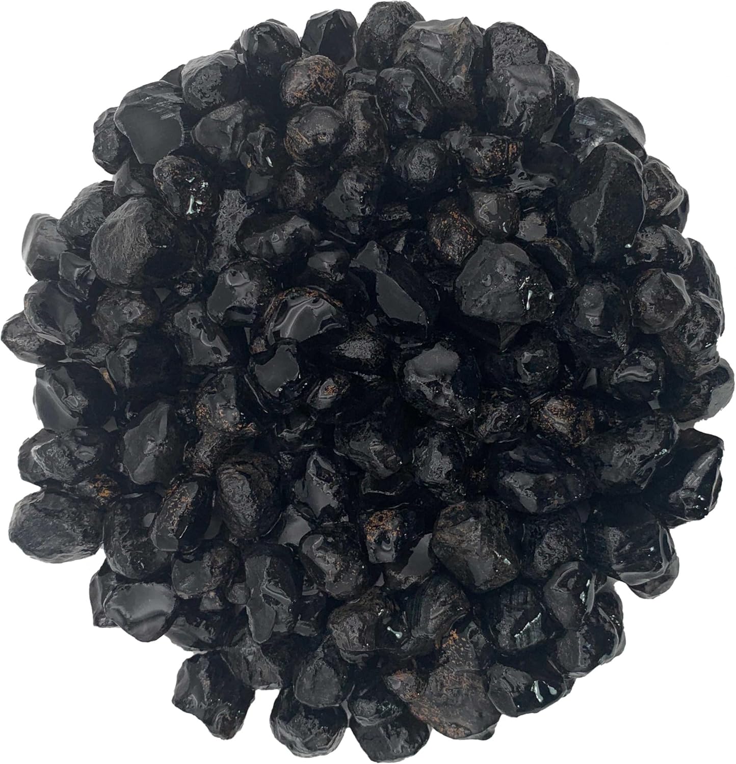 1 lb Small Apache Tears from Mexico - Black Obsidian - 1/2" to 3/4" Avg. - Bulk Natural Polished Rocks, Stones, Gemstone Supplies for Crafts, Art, Jewelry Making, Wire Wrapping, Reiki