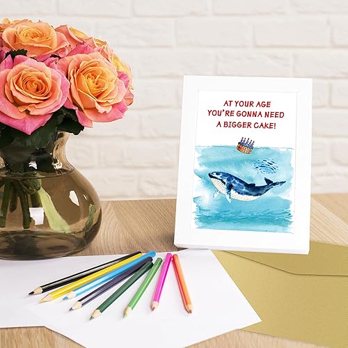 Miniatura 4 de Tarjeta de cumpleaños para niños y niños, bonita tarjeta de cumpleaños de ballena para sobrino, sobrina, tarjeta de feliz cumpleaños para hijo e