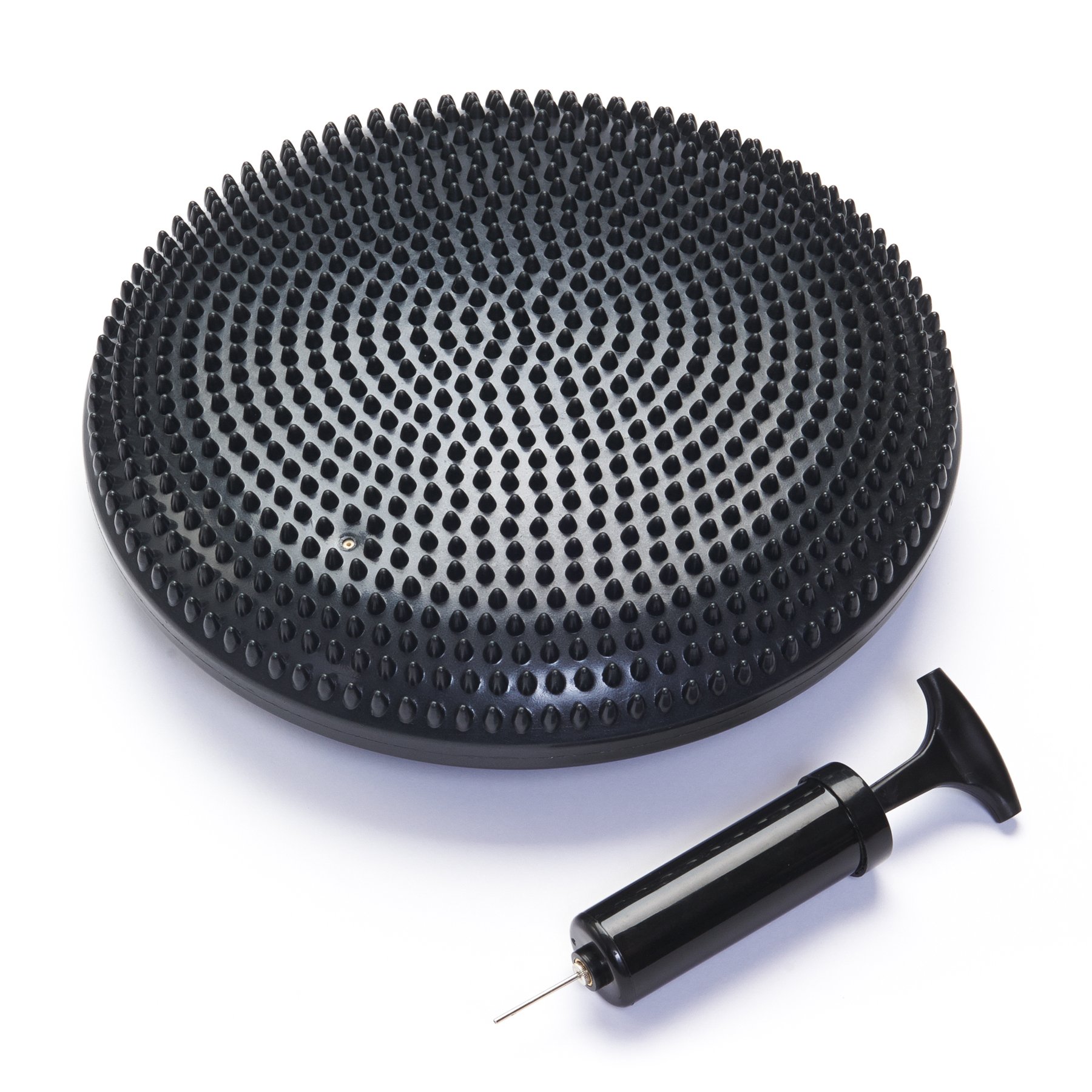 Black Mountain Products Exercise Balance Stability Disc with Hand Pump, Black, 13 inch Diameter