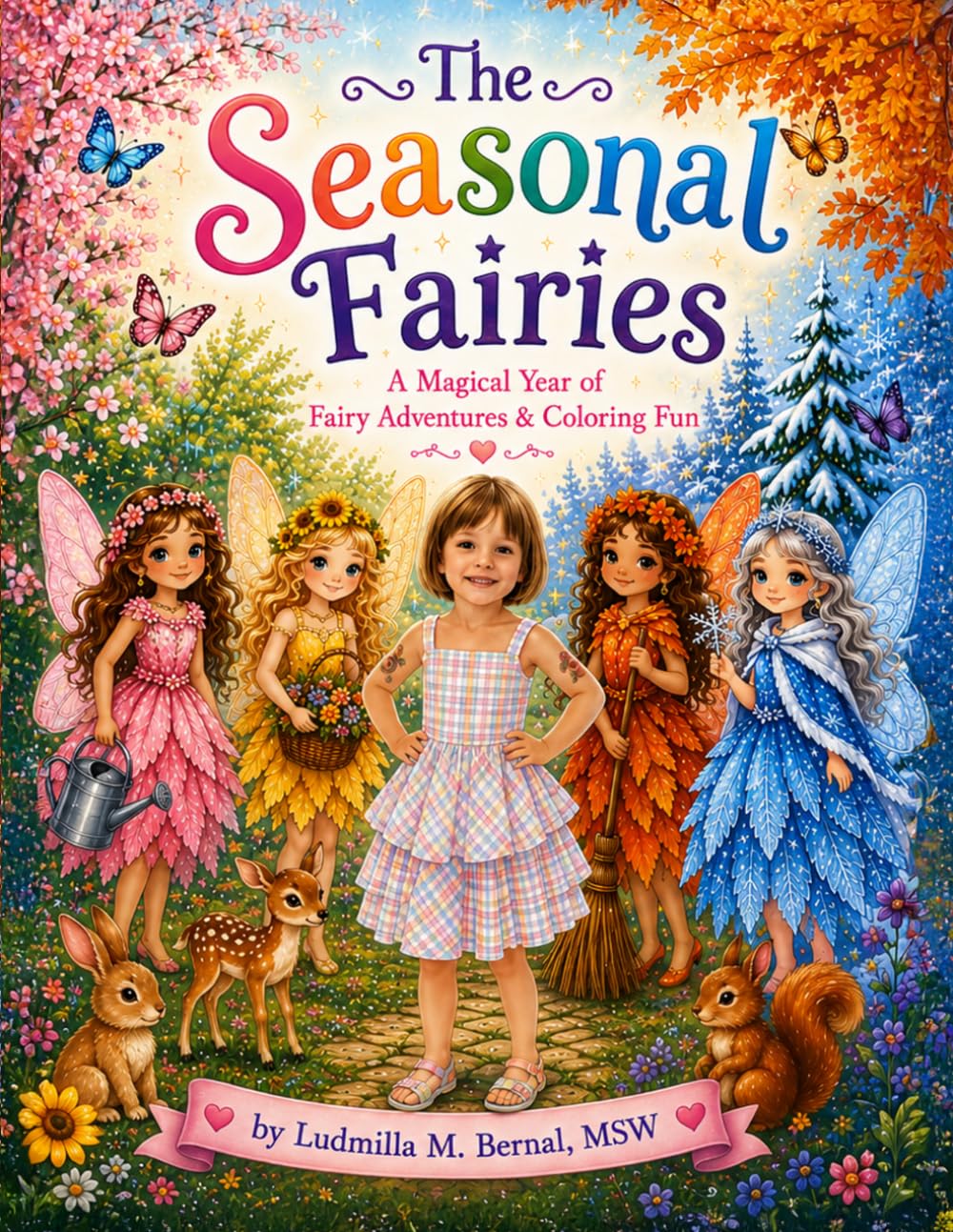 The Seasonal Fairies: A Magical Year of Fairy Adventures & Coloring Fun