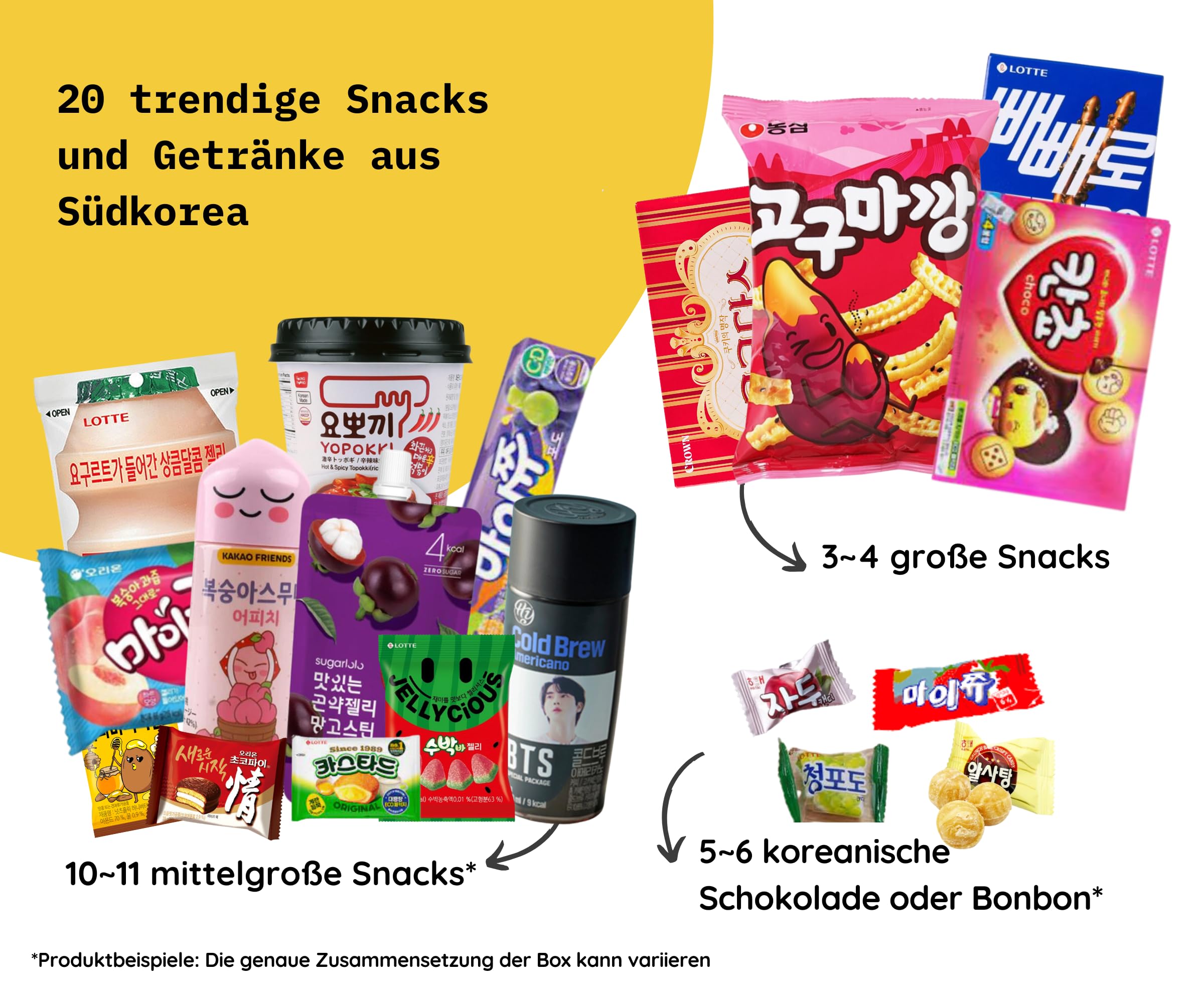 Surprise snack box (Korea Snack Box M(20set))