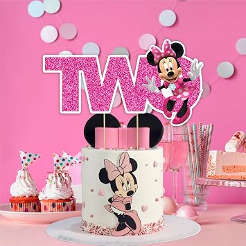 Seyal Mine Mouse Two Cake Topper
