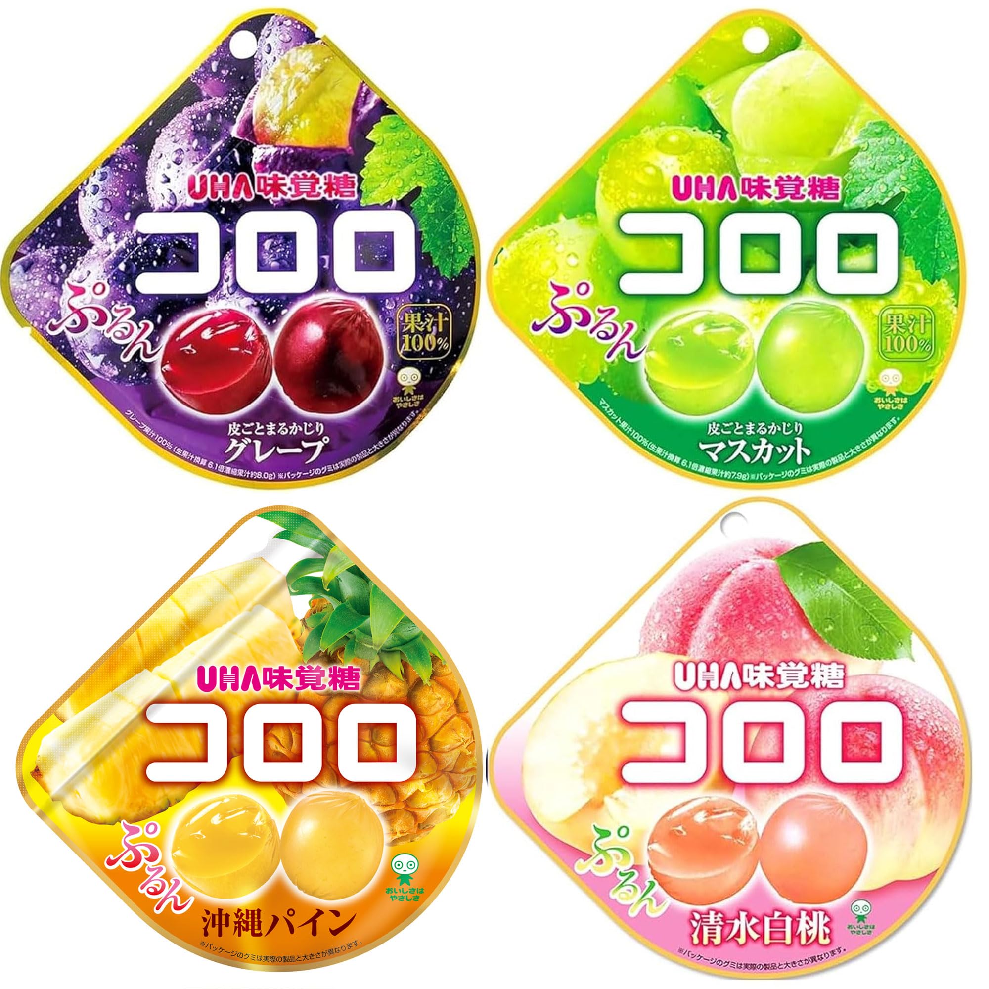 Amazon | 味覚糖コロロ 4種アソート 計24個入 | UHA味覚糖