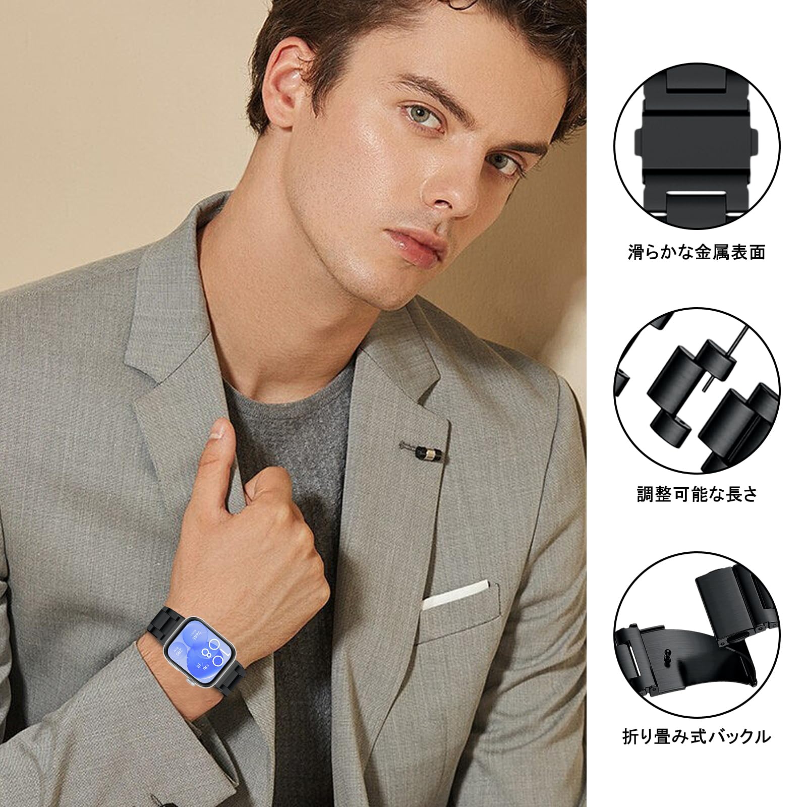 Amazon.co.jp: [ReHowy] Huawei Watch Fit 4/3/Fit 4 Pro 対応 バンド 