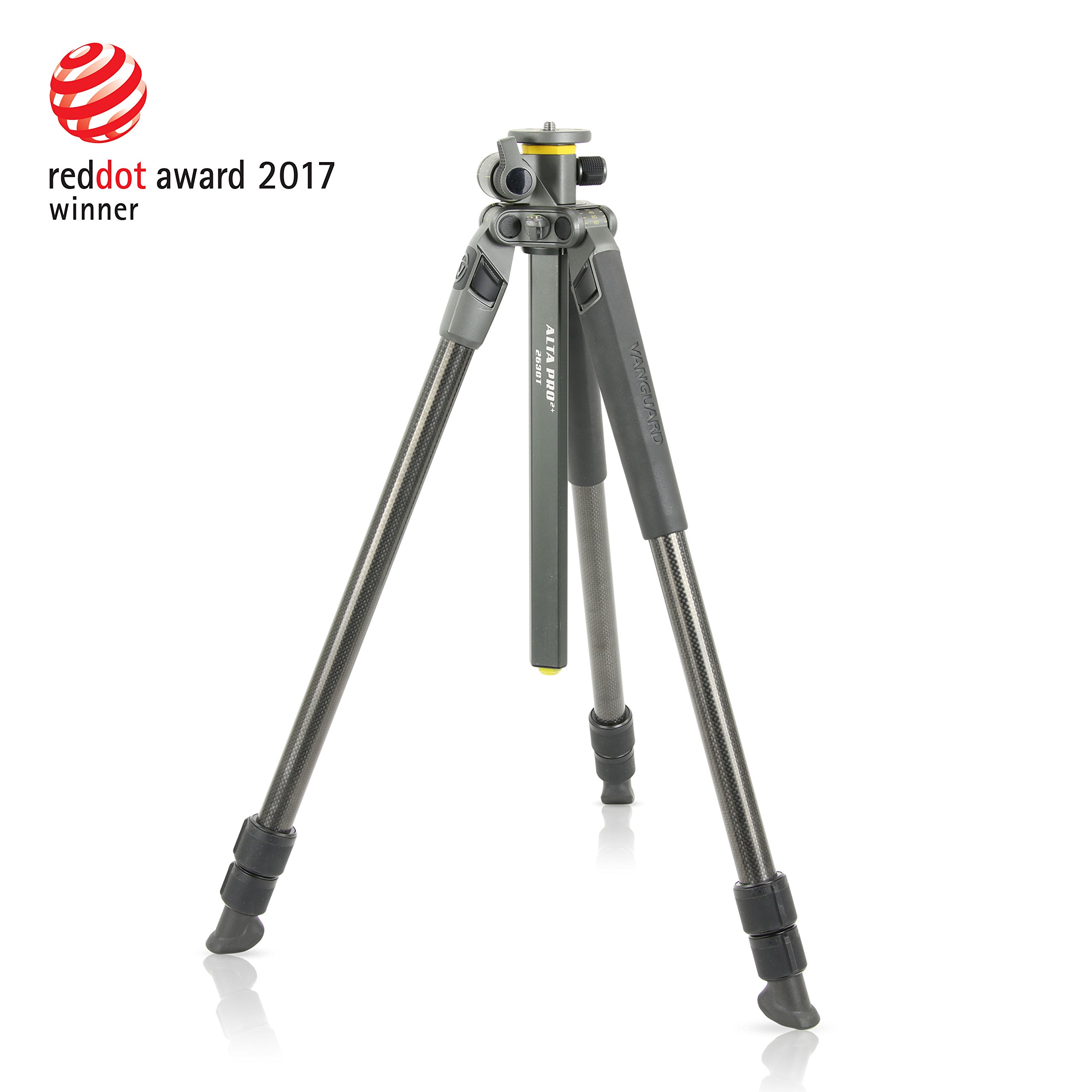 Vanguard Alta Pro 2+ 263CT Treppiede in Fibra di Carbonio, 26 mm, Antracite