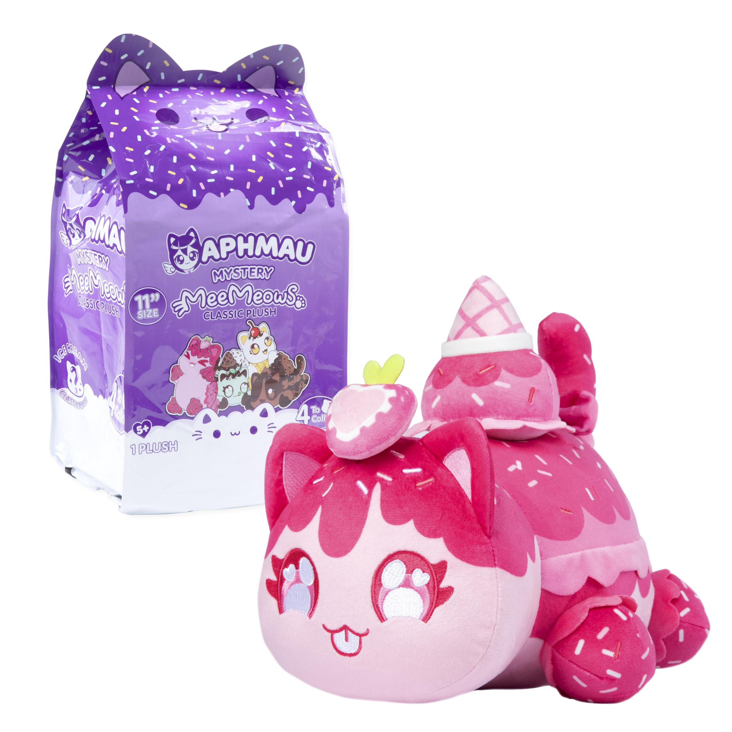 Aphmau MeeMeows – Peluche Misterioso De 11 Pulgadas, Colección Carnival Treats, Sorpresa De Desempaque