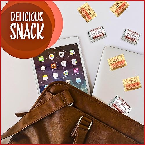 Miniatura 3 de Hershey - Nuggets de chocolate, envueltos individualmente en papel de aluminio, a granel, ideales para vacaciones, gits, hornear y más (mezcla de