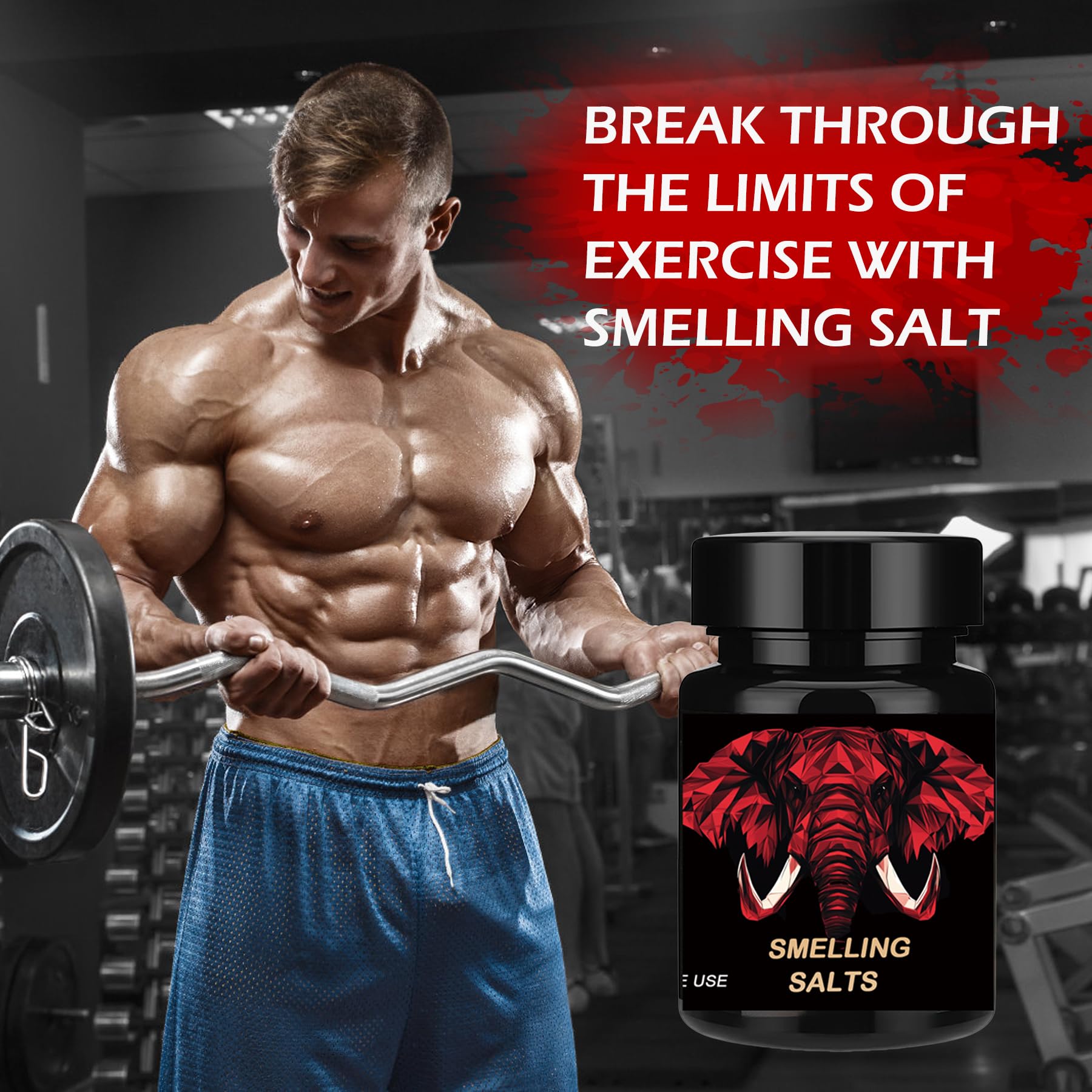 Salts for Workout & Training Prep-Portable Leak-Resistant Bottle, Gym, Locker, Sports Gear, Active Use -Sealed Oni-1PCS - 4