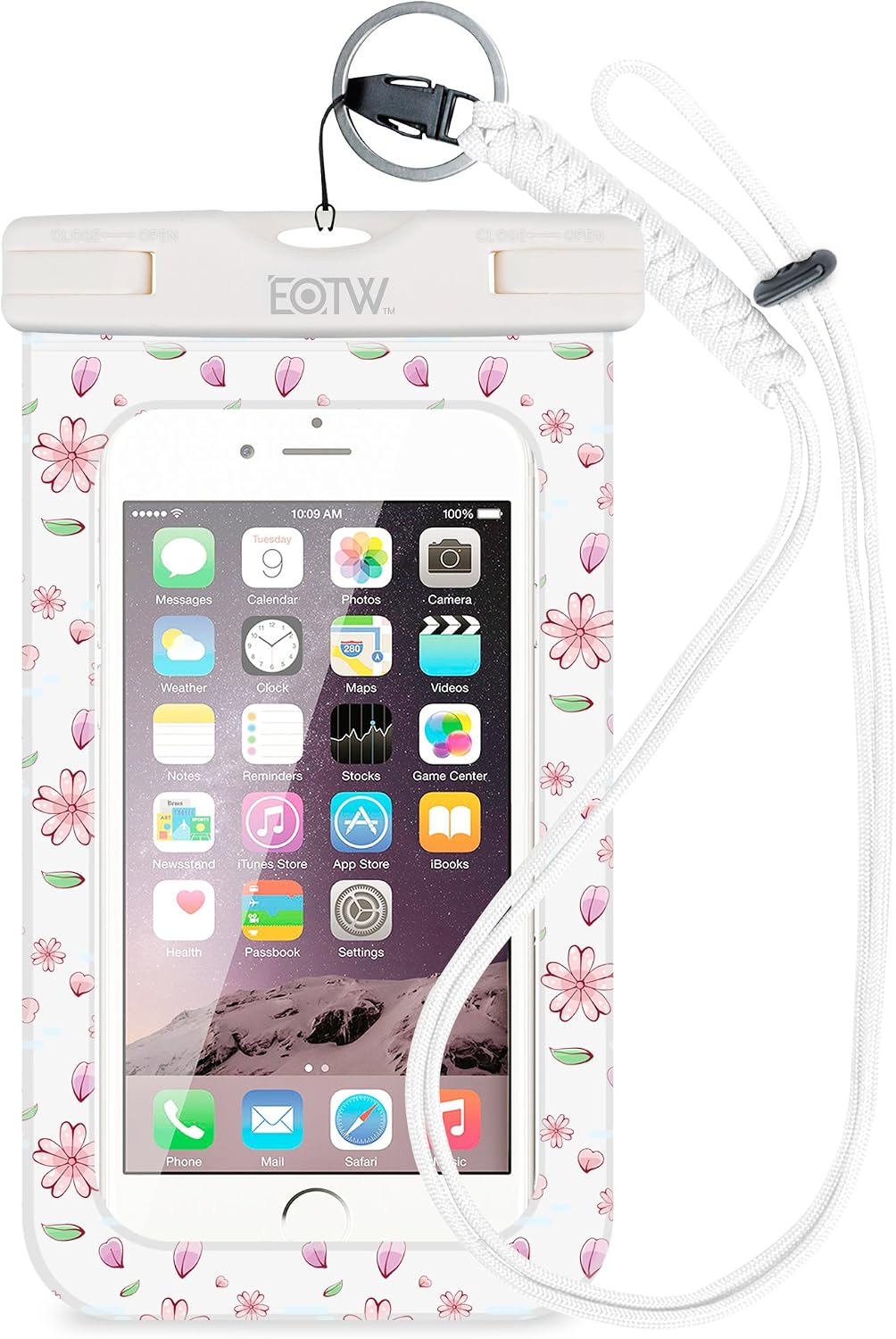EOTW Waterproof Case, Universal Waterproof Phone Pouch Compatible for iPhone 13 12 11 Pro Max Xs Max XR 8 7 6 Plus Galaxy S20 S10 up to 6.8", IPX8 Cellphone Dry Bag-2 Pack