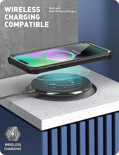 Miniatura 6 de i-Blason Ares - Funda diseñada para iPhone 14 Plus de 6.7 pulgadas (versión 2022), funda transparente resistente de doble capa con protector de