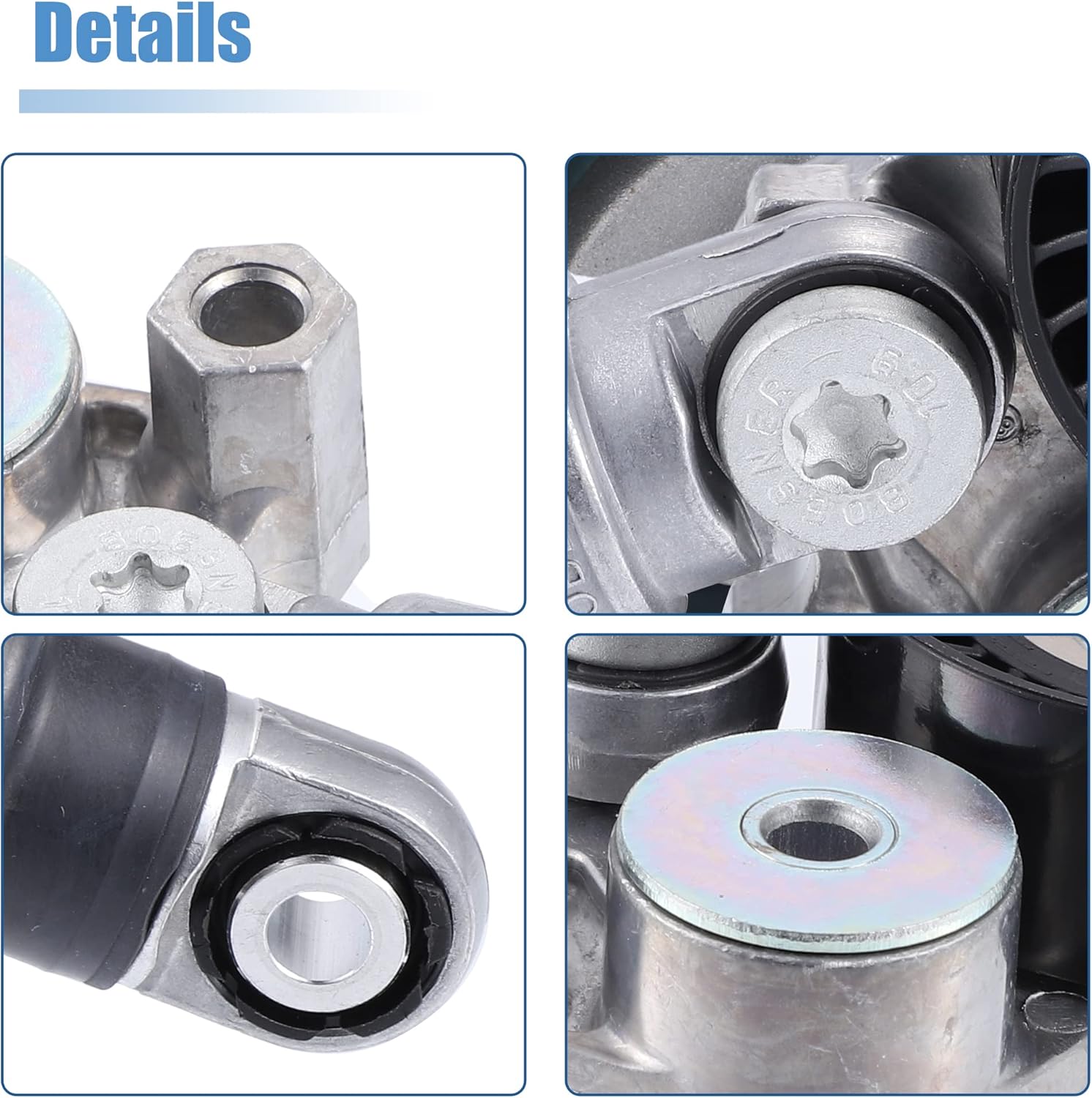 X AUTOHAUX 1 Pcs Engine Belt Tensioner Pulley Assembly for Mazda 3 2004-2018 for Mazda 3 SPORT 2009-2018 PE7W-15-980