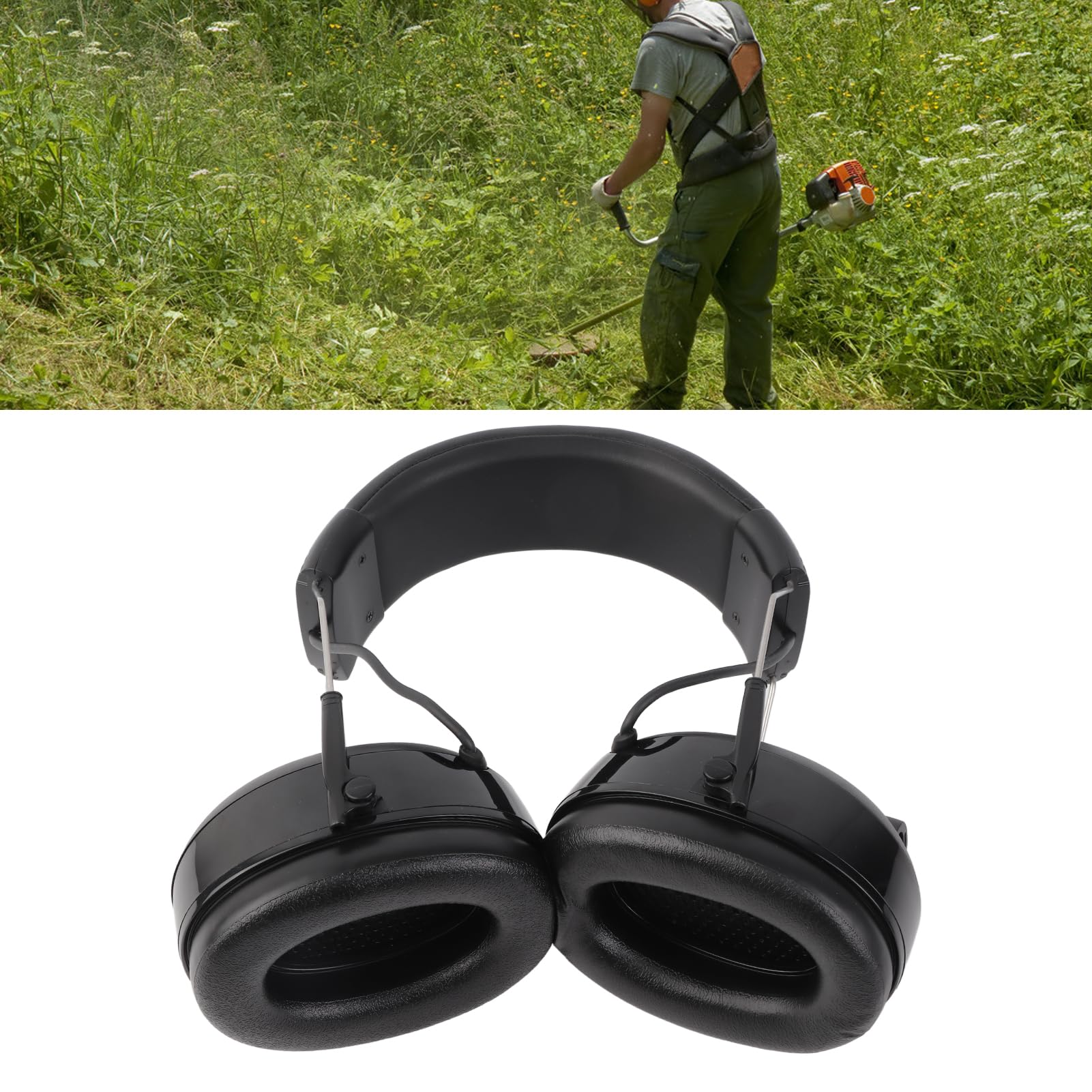 Protección Auditiva de, Auriculares Cancelando Auriculares de 28 DB con Ruido de Cable de 3.5 Mm Cancelando a la Oreja para Cortar, Talleres y Soporte de Nieve