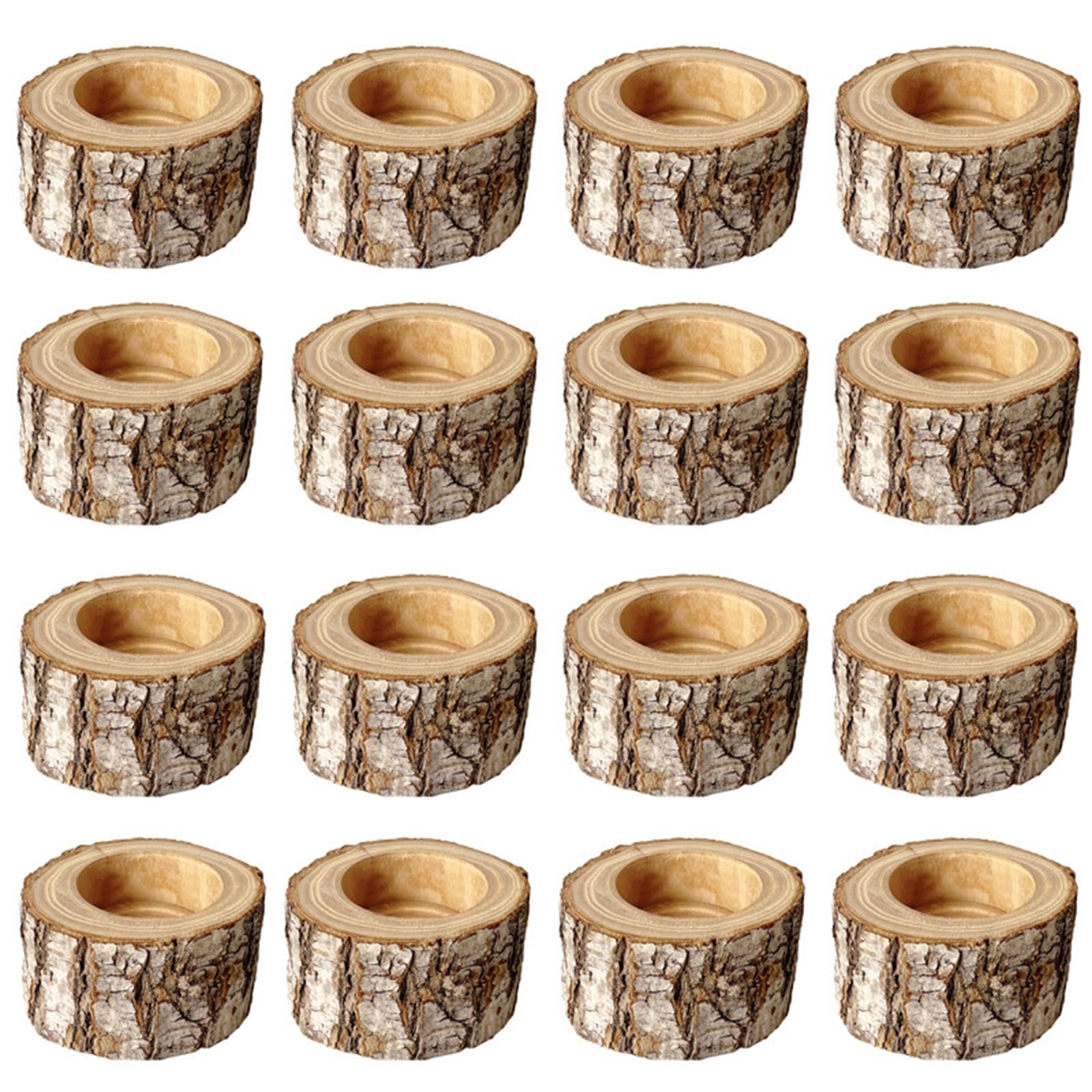 Ciotola in legno per mangiatoia per coleoptera per l'alimentazione liscia migliora l'osservazione degli animali domestici in legno Jelly Feeders Stumps Bowl