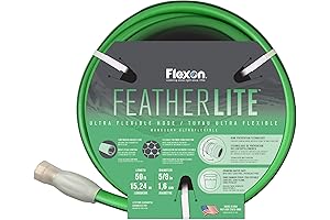 Featherlite Flexon Garden Hose, Super Flexible for Easy Watering