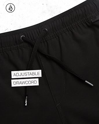 Volcom Boys Shorts - Lightweight Stretch Twill Pull On Chino Shorts for Boys, School Uniform Short with Elastic Waistband