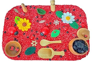 Wooden Sensory Bin for Kids' Imaginative Play and Development
