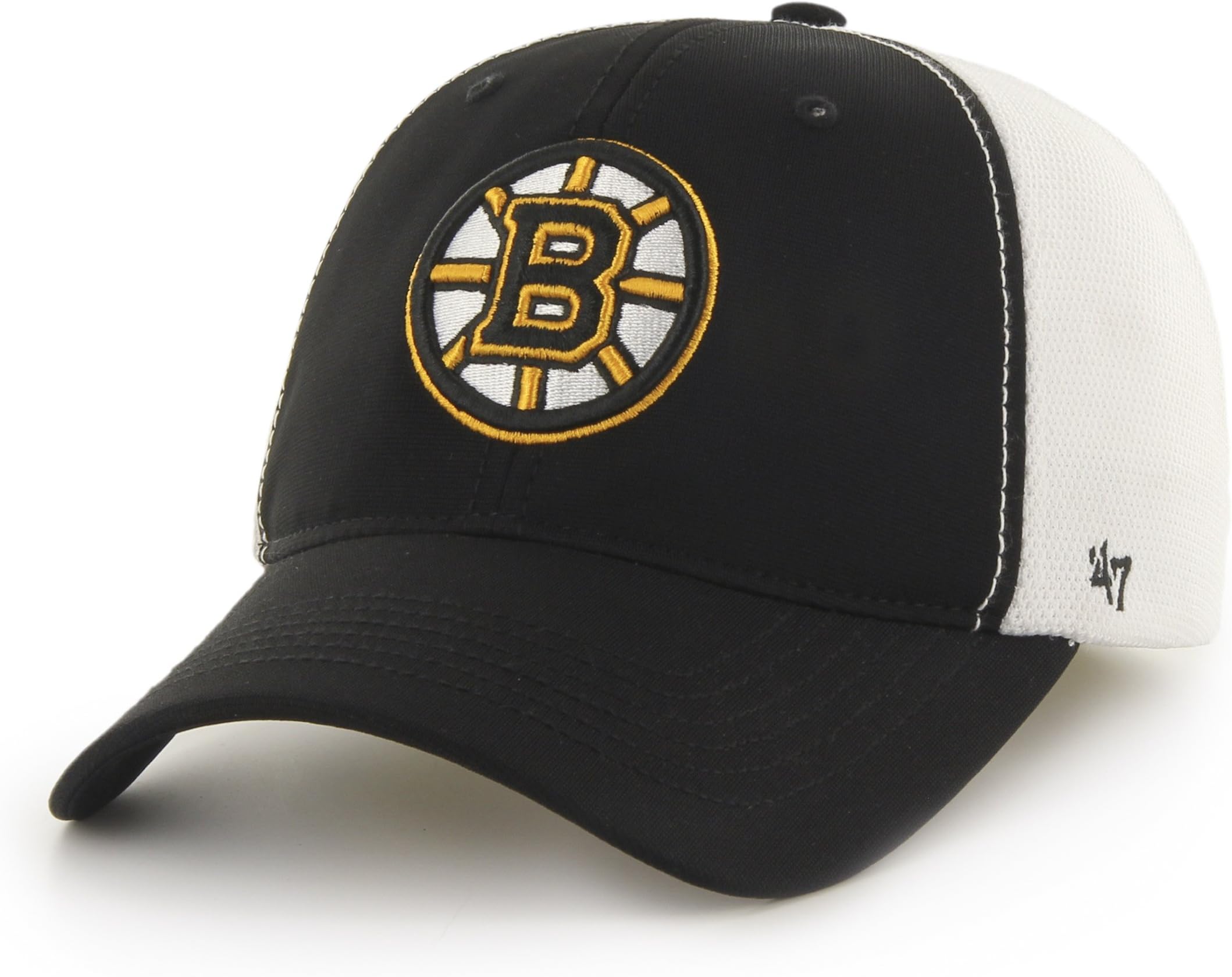 NHL Boston Bruins Draft Day Closer Stretch Fit Hat, One Size, Black