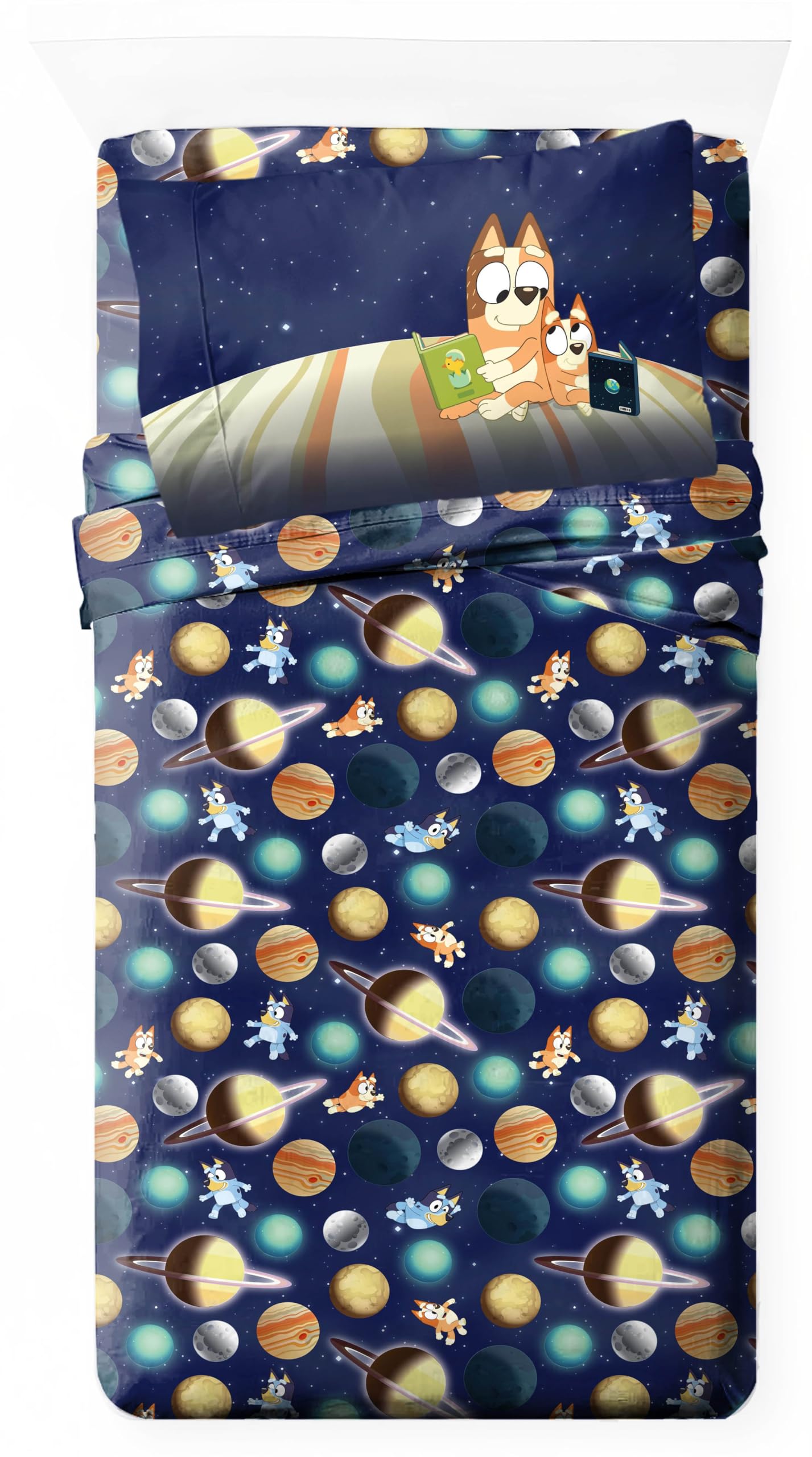 Amazon.com: Jay Franco Kids Sheet Set with Fitted, Flat Sheets