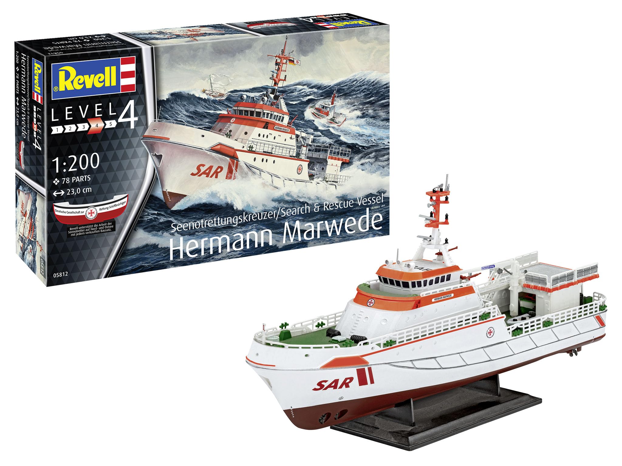 Amazon.com: Revell Germany Search and Rescue Vessel Hermann