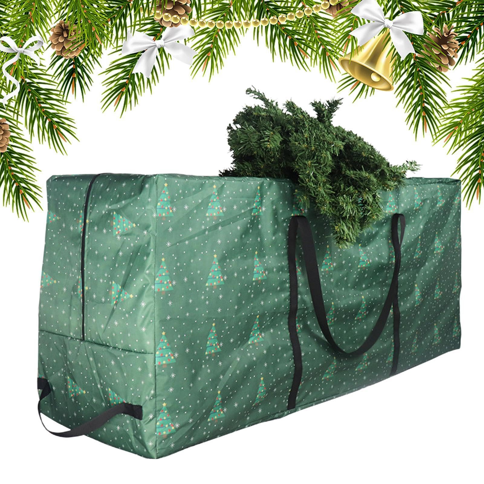 Almacenamiento de árbol de Navidad de alta resistencia protector contra polvo y desgaste con cremallera