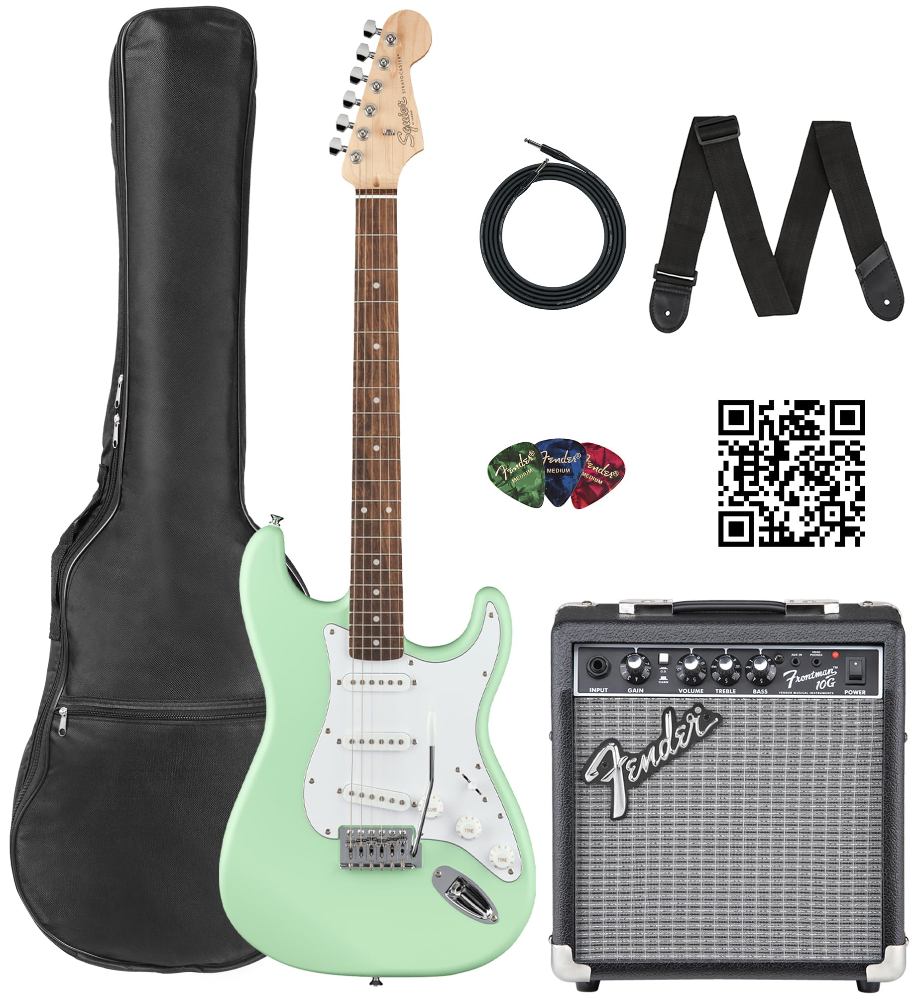 Amazon.co.jp: Fender Squier Stratocaster エレキギター - Fender