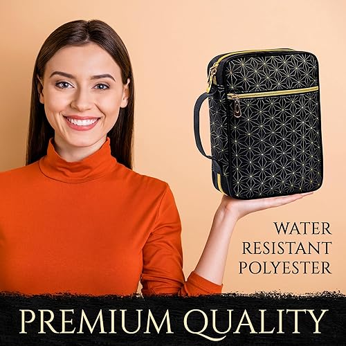 Miniatura 7 de VISU-GLOBAL Funda para la Biblia, tema relajante, fundas de la Biblia para mujeres, funda de la Biblia, bolsa de la Biblia para mujeres, bolsa de la