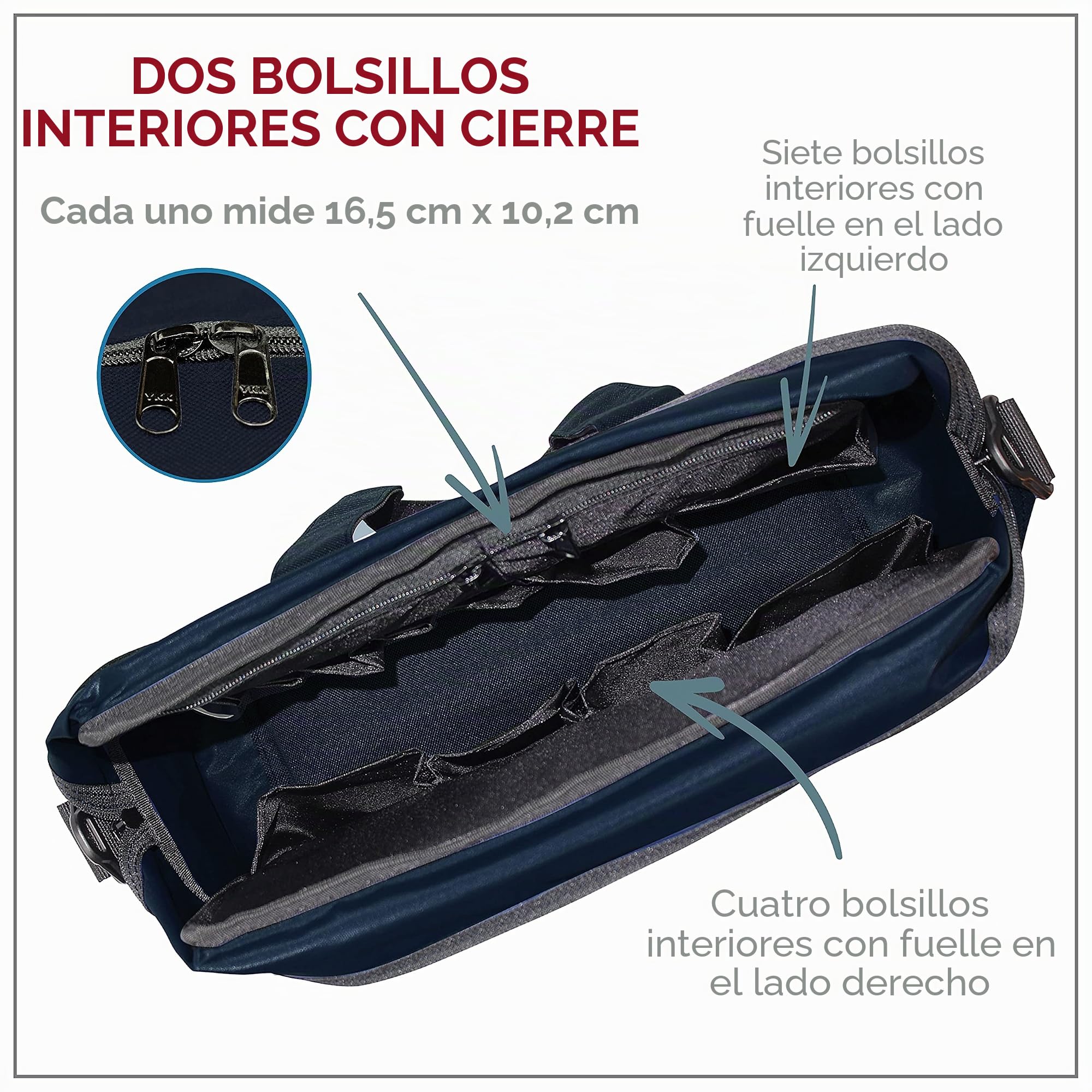 ADC 1024BK 1024 - Bolsa de instrumentos de nailon para enfermería o médico