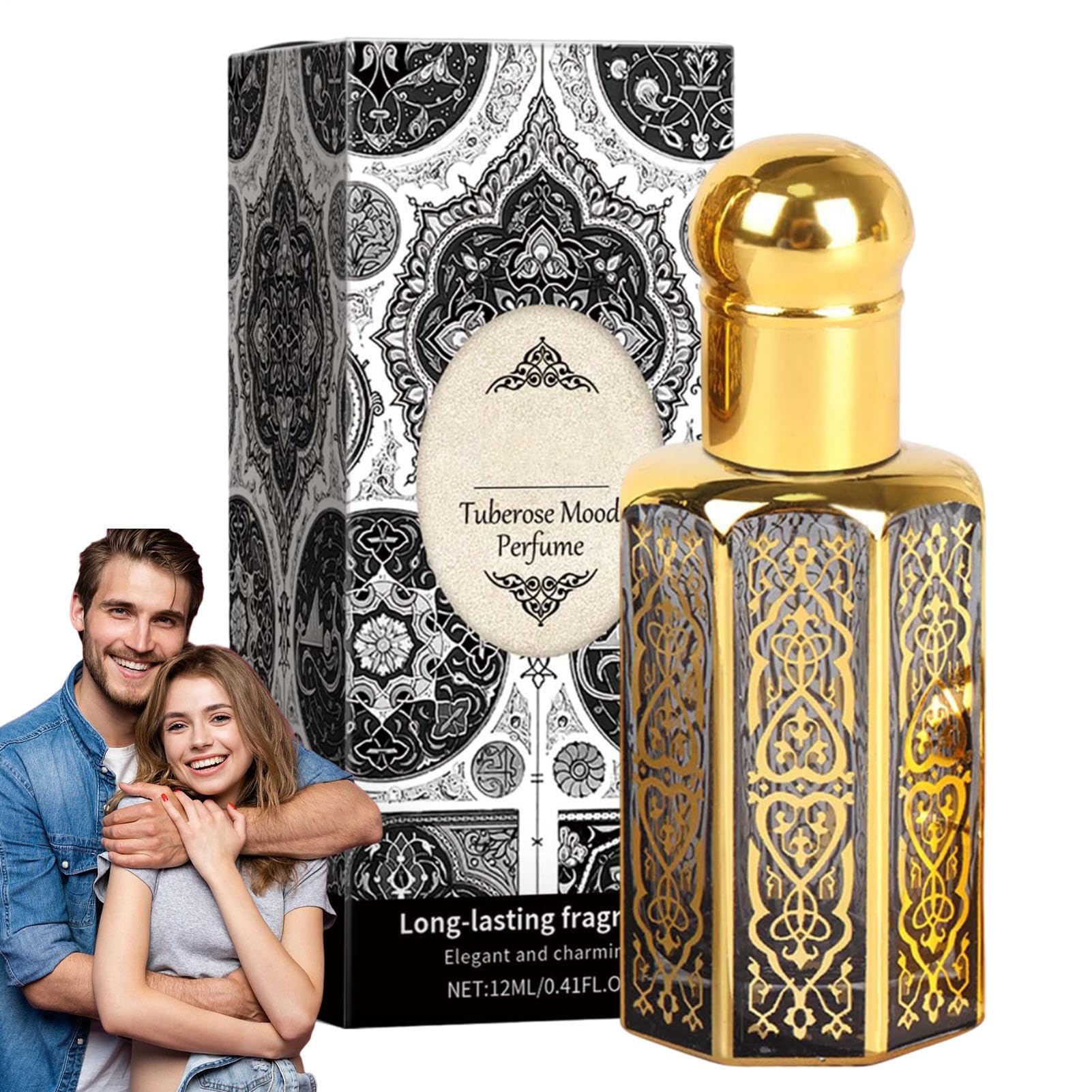 Perfume árabe para hombre, de perfume árabe - Perfume diario de | Perfume diario para mujer de larga duración, perfumado natural único para vacaciones, citas