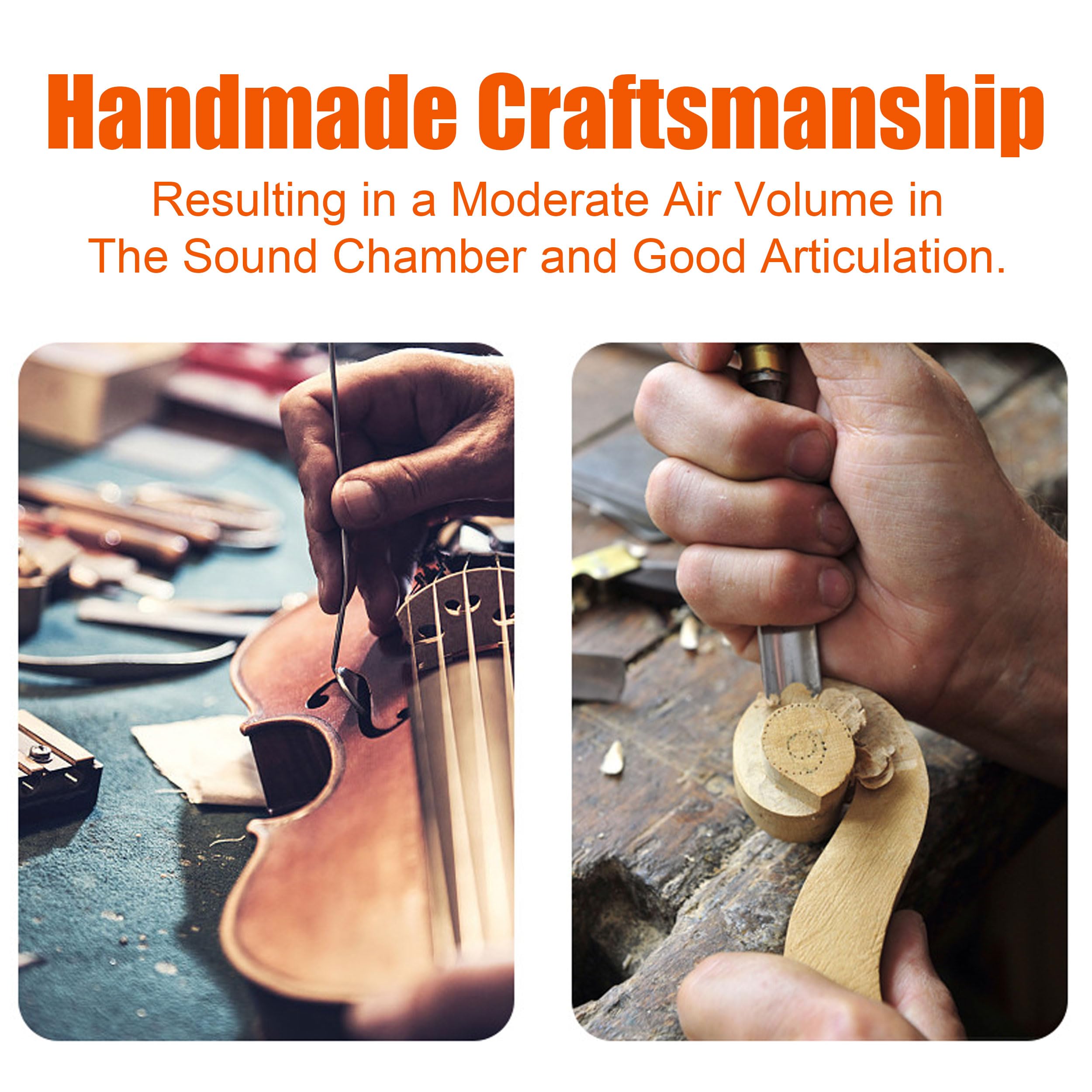 LOMUTY A Style Mandolin Instrument, 8 String Acoustic Mandolin, Useful for Mahogany Wood Mandolins Beginners Adult or Kid - Image 3