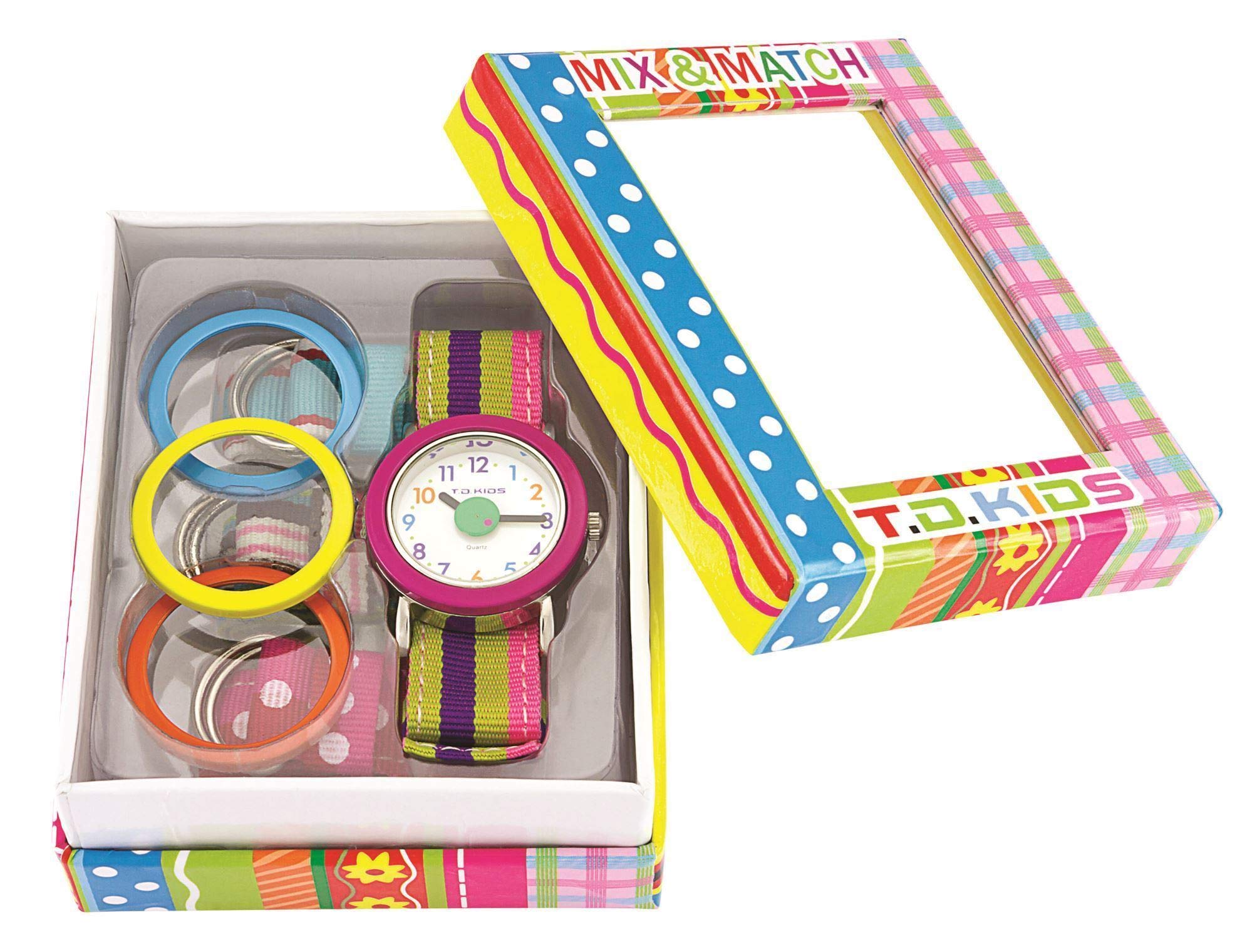 Tdw0028 ' Mix And Match 'Orologio con Intercambiabili Viso Bordo e Fascia