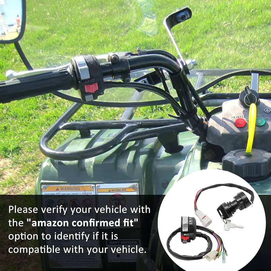 その他 YAMAHA BW251-300 M MATI Start Stop Headlight Switch & Ignition Key Switch for