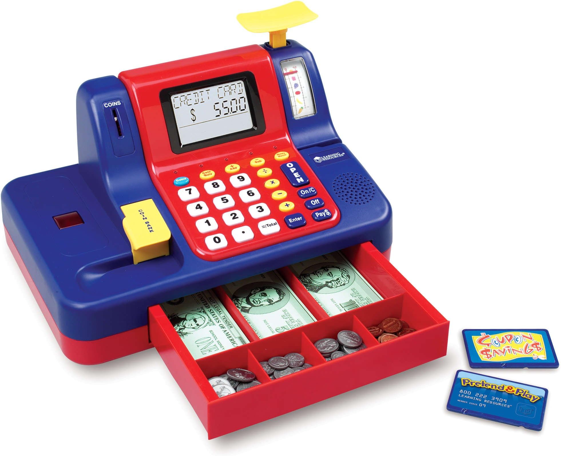 Learning Resources Pretend & Play Teaching Cash Register