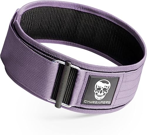 Miniatura 12 de Gymreapers Cinturón de Levantamiento de Pesas con Bloqueo Rápido para Hombres Cinturón de Gimnasio para Powerlifting Cinturón de Peso Muerto con