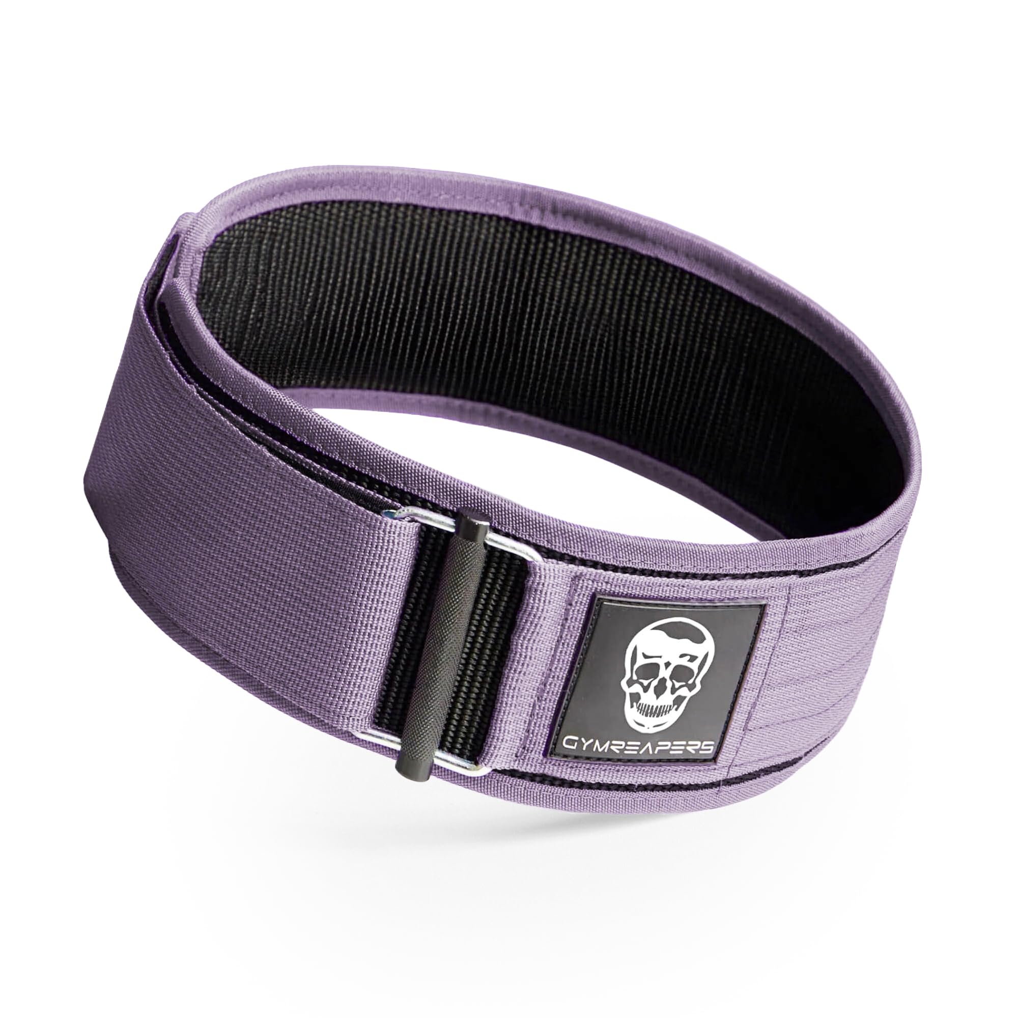 Gymreapers Quick Locking Weight Lifting Belt for Men Gym Belt for Powerlifting Deadlift Belt with 4 Inch Neoprene Metal Buckle Back Support Weightlifting Belt Women