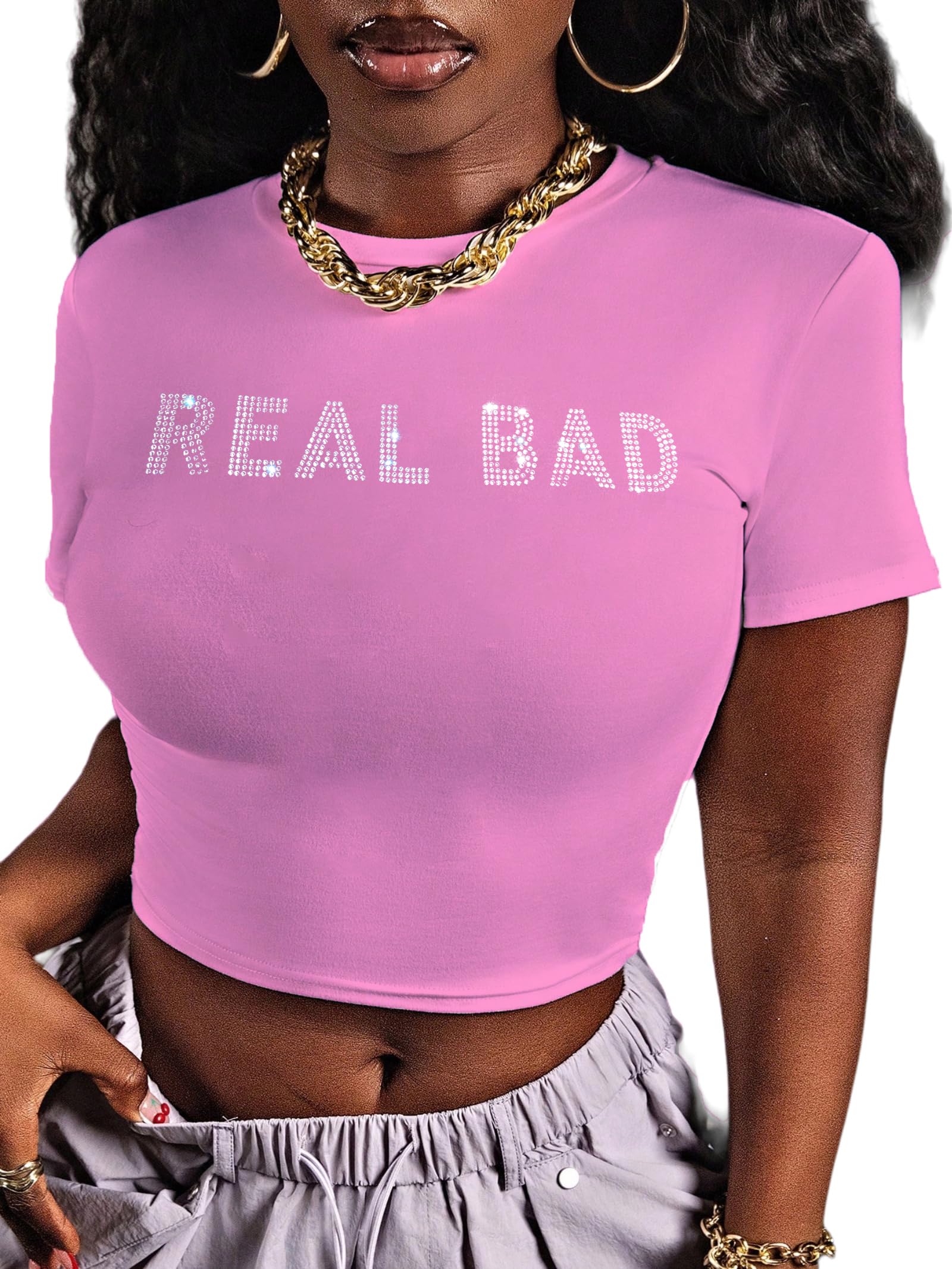 ZoyamiWomens Graphic Crop Top Short Sleeve Y2k Baby Tees Fairy Grunge Summer T-Shirt