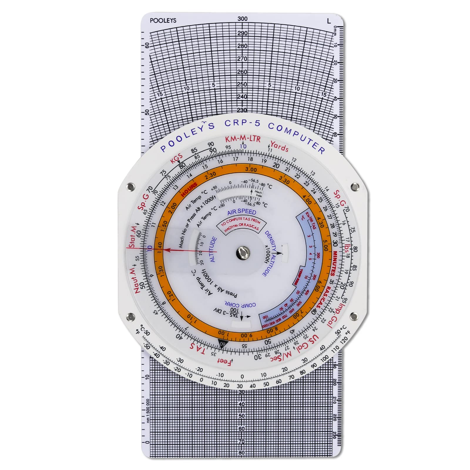 E6B Flight Computer Aviation Plotter Circular Slide Rule Used in Aviation Flight Training