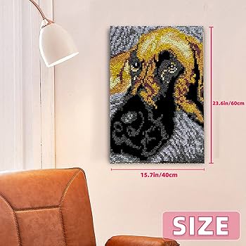 Amazon | ラッチフックキット玄関マット 刺繍キット DIY手作り