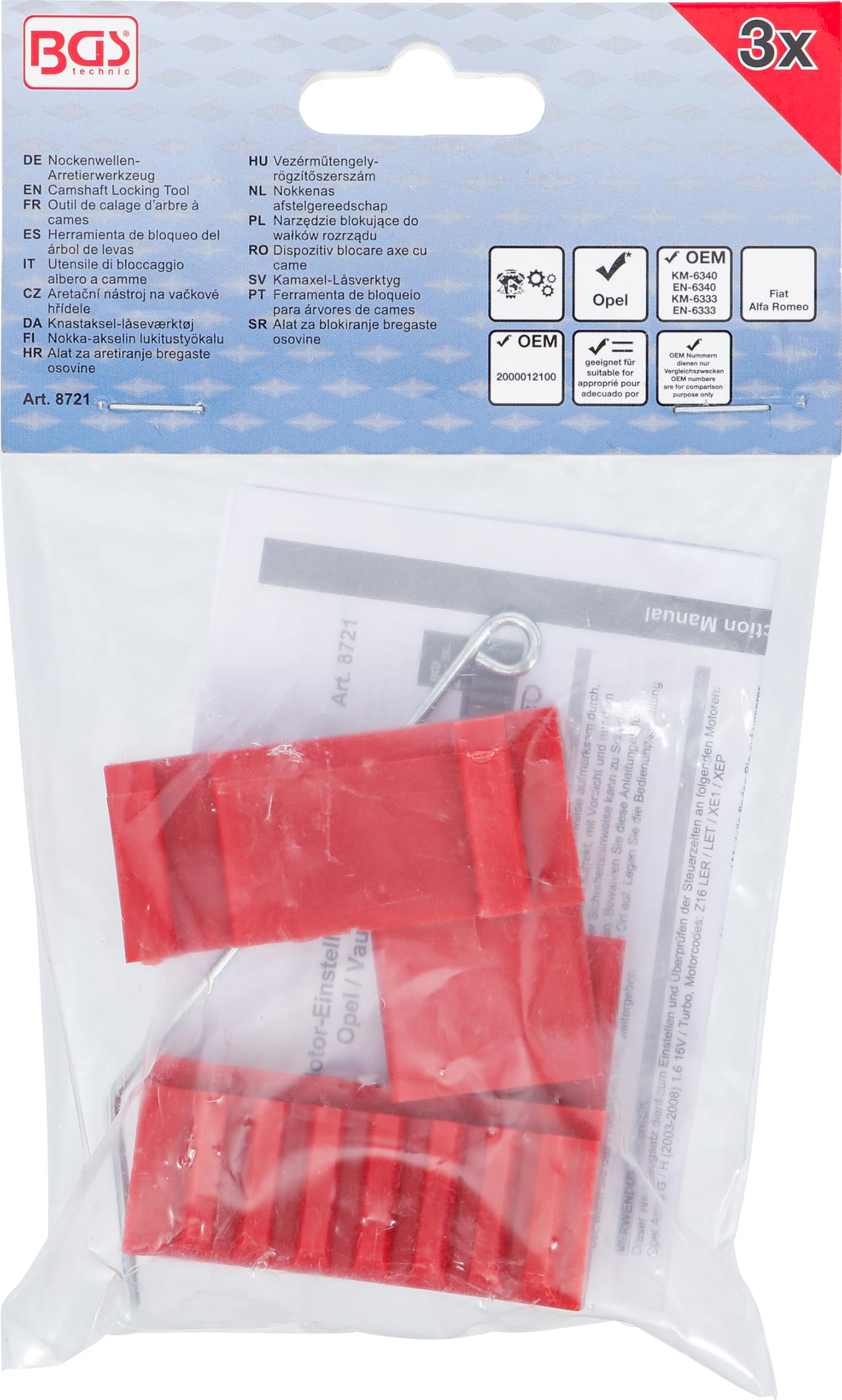 BGS 8522 | Locking Tool Camshaft | For Audi, VW | Adjustable | 12 - View #3