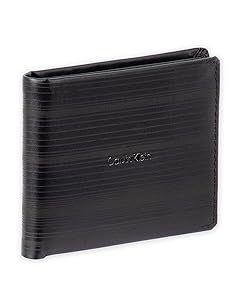 Calvin Klein Men's RFID Leather Minimalist Bifold Wallet