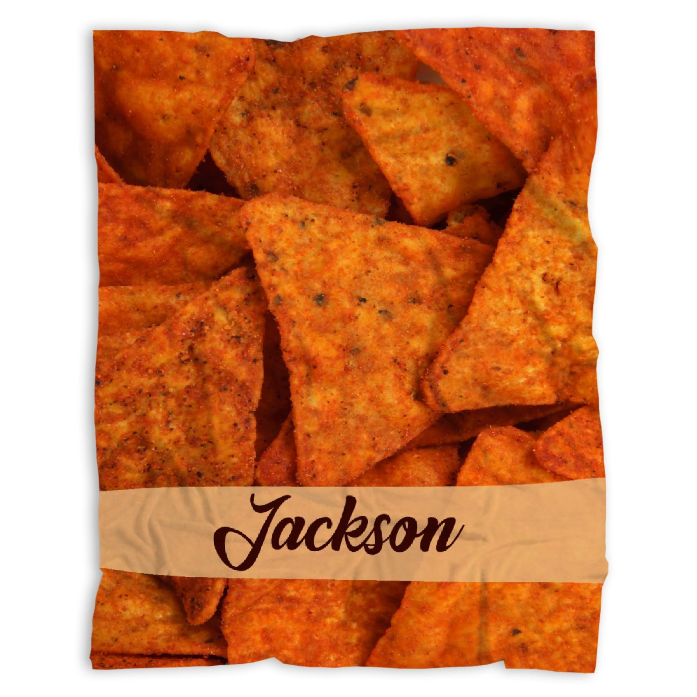 ARTBLANKET Manta de nachos personalizada para bebés, regalos para niños y niñas, súper suave, manta de nachos para niños pequeños, manta para recién nacidos, acogedora manta de recepción, decoración