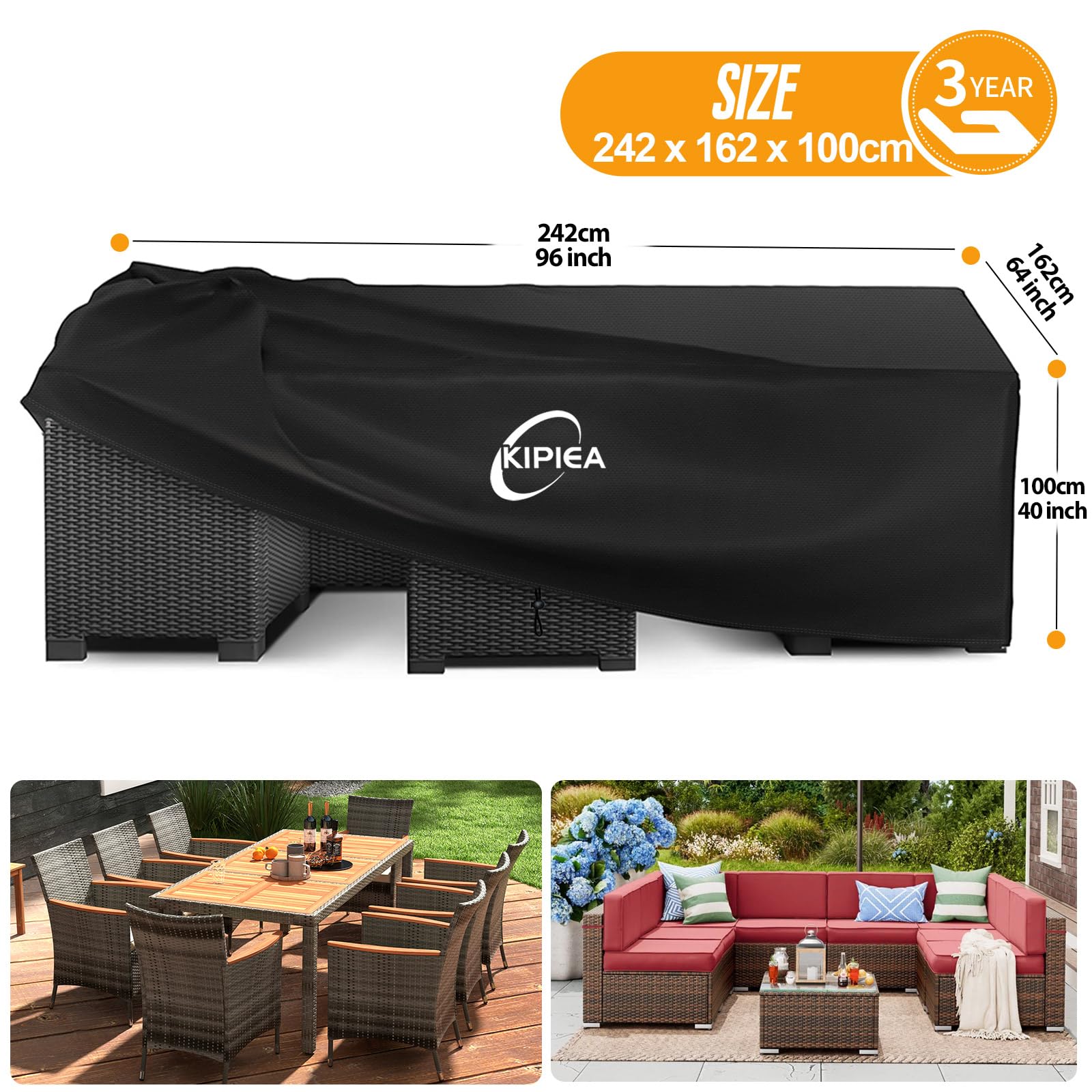 Kipiea Garden Furniture Covers Waterproof - Image 2