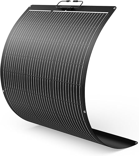 Panel solar flexible ultrafino de 100 W, 12 V, 11BB 23% panel monocristalino ETFE de alta eficiencia, diseño flexible de 240 ° para generador solar,