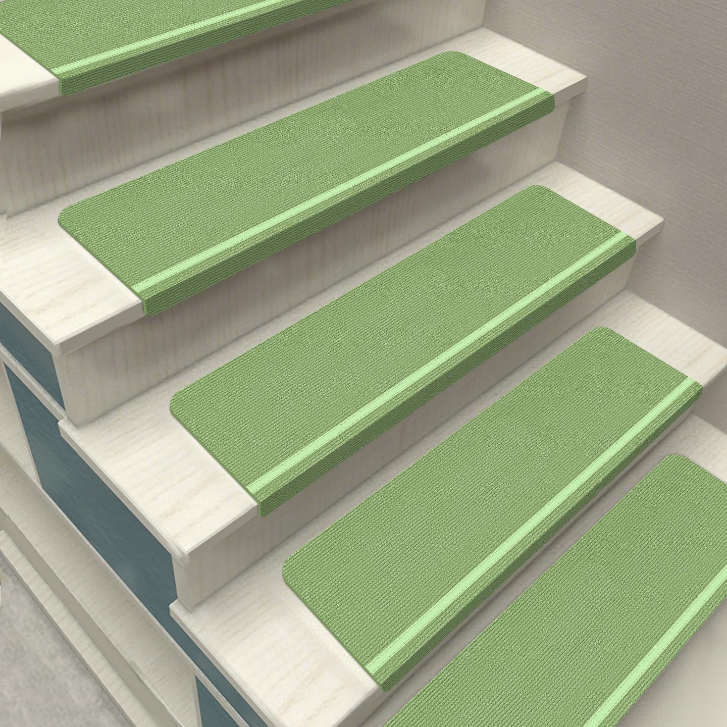 Amazon | KUCHIHE 階段マット 滑り止め 犬猫階段滑り止めマット 蛍光