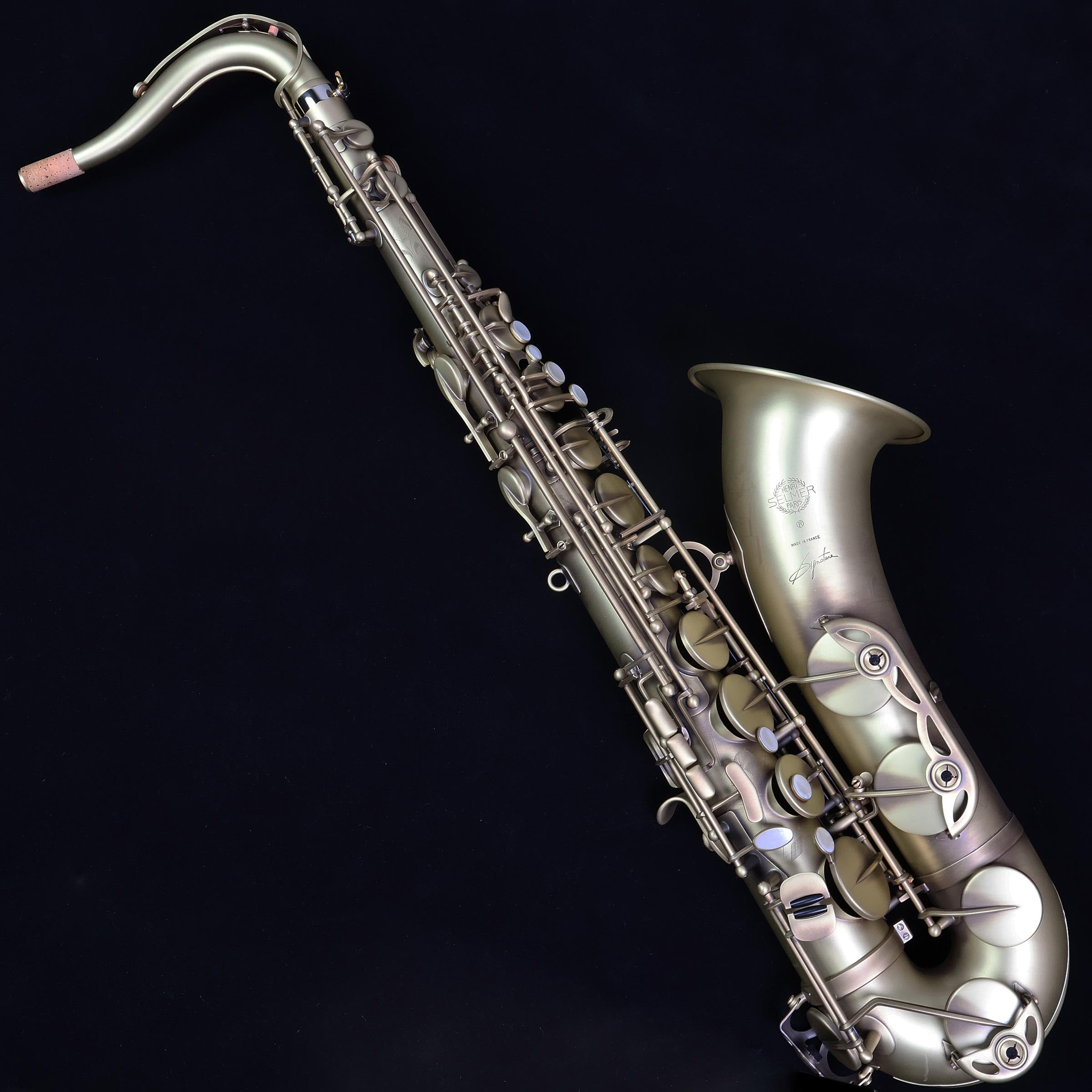 Amazon | H.Selmer SIGNATURE TS/Antique Brushed Satin テナー