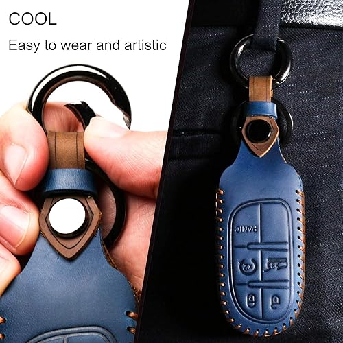 Miniatura 5 de Ford - Funda dedicada para llavero para control remoto sin llave (A-azul) para hombre